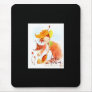 Lovely Autumn Lady Mousepads