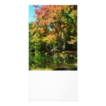 Lovely Autumn Reflections Photo Card