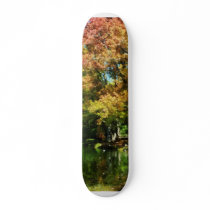 Lovely Autumn Reflections Skateboard