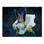 Lovely Blue Moon Fairy Post Card Postcard