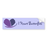 Lovely Butterfly Bumper Sticker