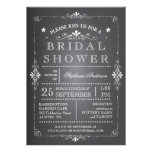 Lovely Chalkboard Bridal Shower Invitation at Zazzle