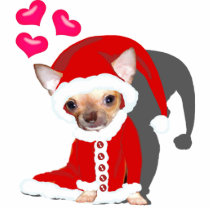 lovely chihuahua ornament photo sculptures