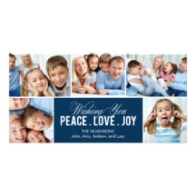 Lovely Collage Holiday Photo Card