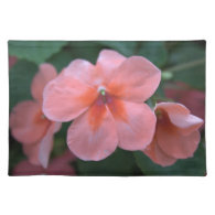 Lovely common pink garden flowers. Floral photo Place Mat