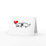 Lovely Crocodile Greeting Cards