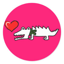 Lovely Crocodile stickers by dopaoo Lovely Crocodile stickers