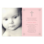Lovely Cross Photo Baptism/Christening Invitation invitations