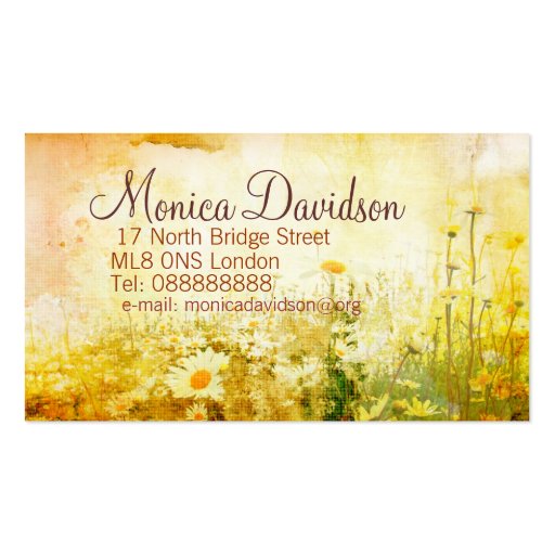 Lovely daisies Business Card