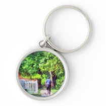 Lovely Day for a Walk keychains