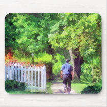 Lovely Day for a Walk mousepads