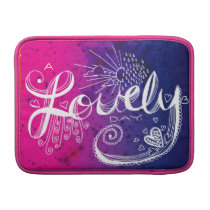 Lovely Day Space Love Sleeve ipad sleeves