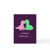 "Lovely Dinos" -'Someone Misses You' cards by ANgenoN "Lovely Dinos" -'Someone Misses You' cards