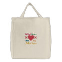 Lovely Embroidered Tote Bag for Mom embroidered bags