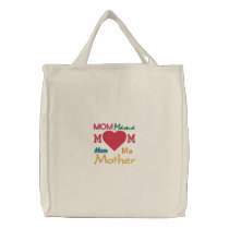 Lovely Embroidered Tote Bag for Mom embroidered bags by Stitchbaby Lovely Embroidered Tote Bag for Mom embroidered bags