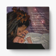 Lovely Fairy and Baby Girl Poem Gift Plaque