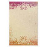 Lovely Fall Floral Boder (8) Personalized Stationery