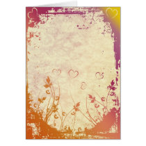 Lovely Fall Floral Border Customizable Cards (31)
