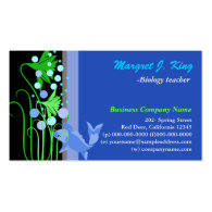 Lovely fish and water grass business cards. business card template