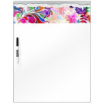Lovely floral vector design dry erase board