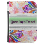 Lovely floral vector Kindle Case