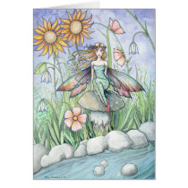 Lovely Flower Fairy Art Card by Molly Harrison cards