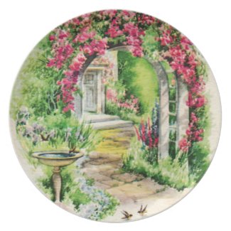 Lovely Garden Plates