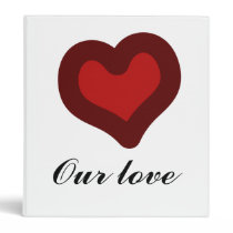 Lovely Heart binders