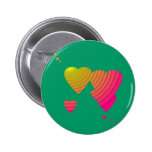 Lovely Hearts Button