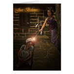 Lovely "Just Believe" Cinderella and Fairy Card