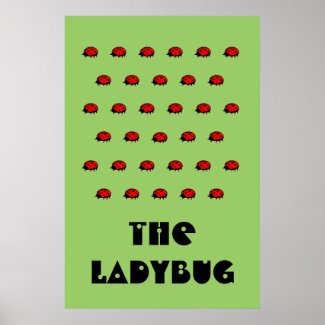 Lovely Ladybug The Ladybug Pattern Poster
