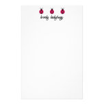 Lovely Ladybugs Stationery Paper