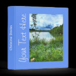 Lovely landscape  with a lake personalised binder binders