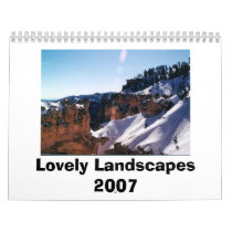 Lovely Landscapes 2007 calendars