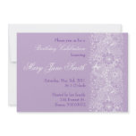 Lovely Lavender Birthday Invitation