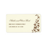 Lovely Leaves Address Label labels