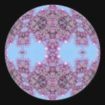 Lovely Lilacs 2 Round Stickers