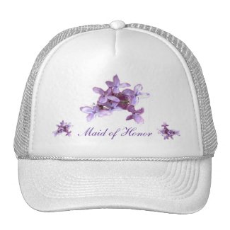 Lovely Lilacs Maid of Honor Trucker Hats