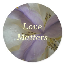 Lovely Lily Wedding stickers by Floralwedding Lovely Lily Wedding stickers