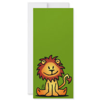 Lovely Lion Custom Rack Card