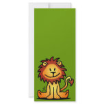 Lovely Lion Custom Rack Card
