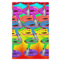 Lovely Lips stationery