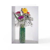 Lovely little water-green vase cards