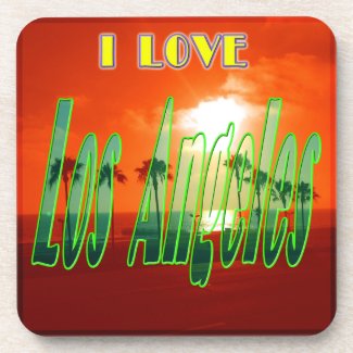 "Lovely Los Angeles" Coaster