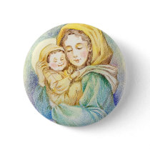 Lovely Mary and Baby Jesus Pin