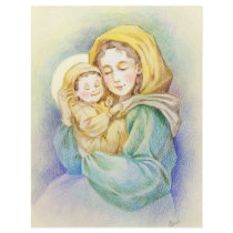 Lovely Mary and Baby Jesus flyers by CSiravo Lovely Mary and Baby Jesus flyers