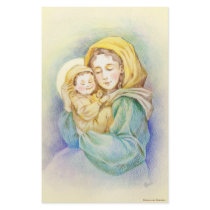 Lovely Mary and Baby Jesus Stationery Design