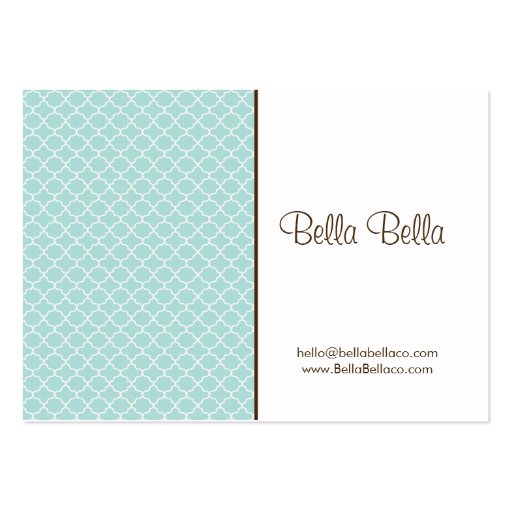 LOVELY MINT CALLING CARD BUSINESS CARD TEMPLATES