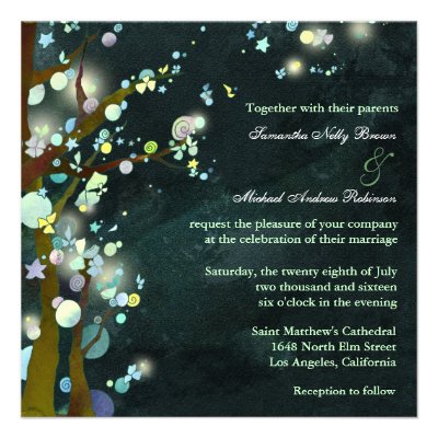 Lovely Night: Wedding Invitations