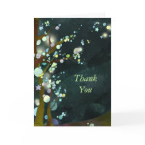 Lovely Night Wedding Thank You Note cards